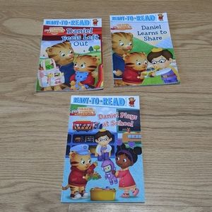 Set of three Daniel Tiger ready to read books